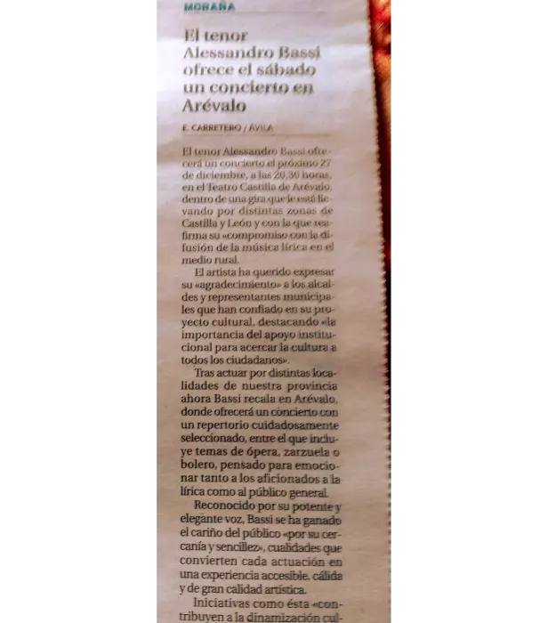 Alessandro Bassi Tenor