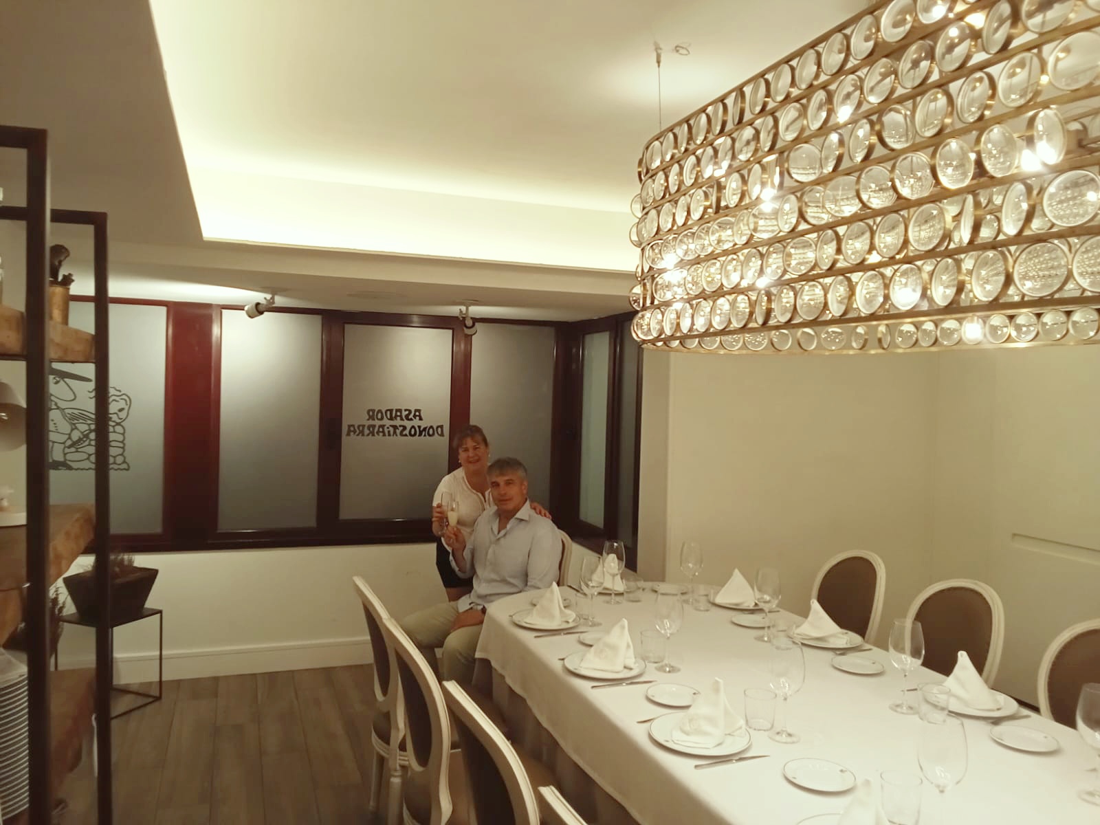 Alessandro Bassi en el Asador Donostiarra