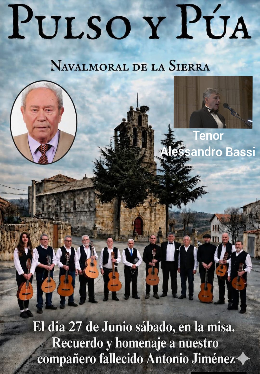 Alessandro Bassi con Pulso y Pua en Navalmoral de la Sierra