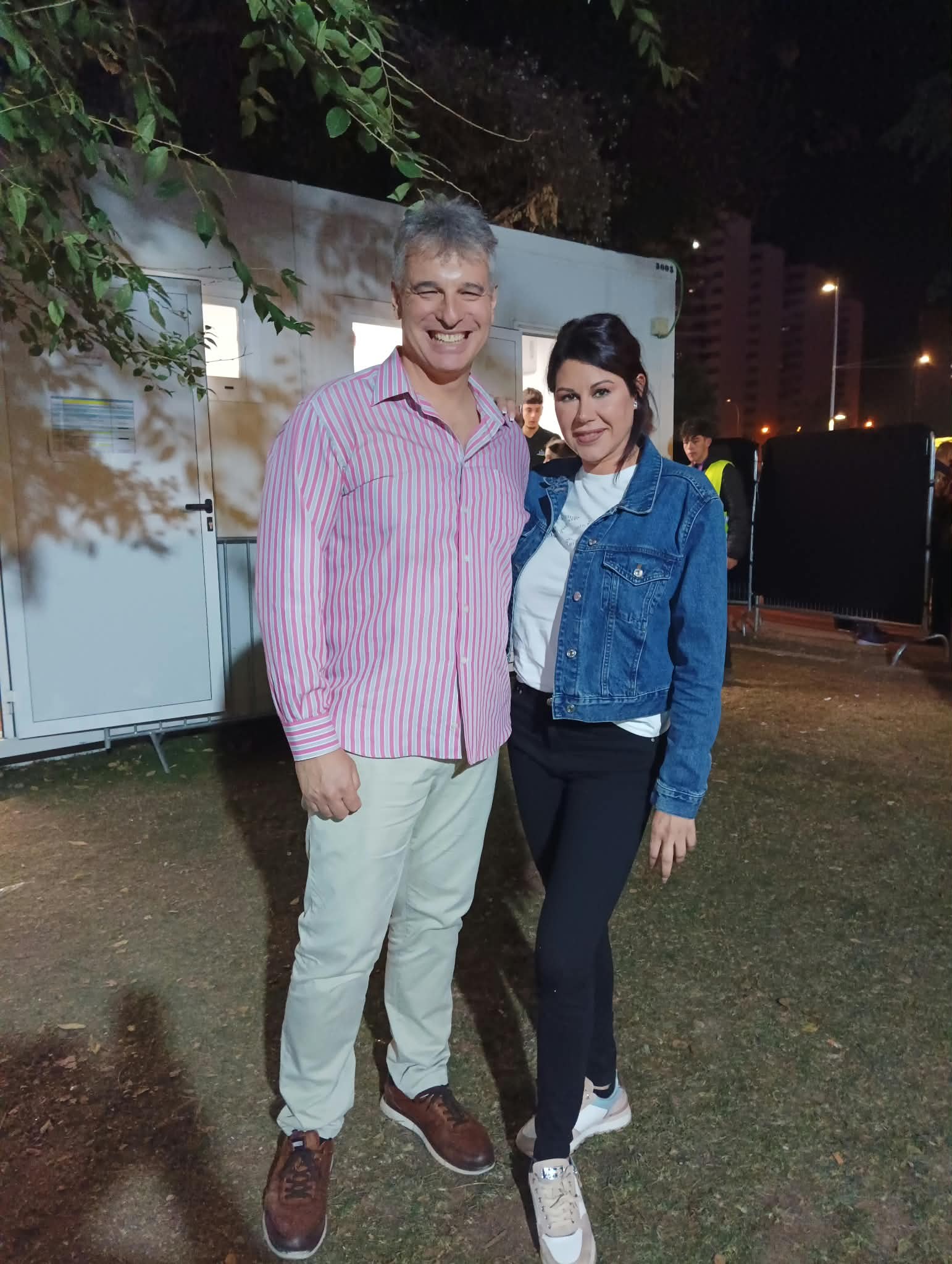 Alessandro Bassi con la cantante Tamara