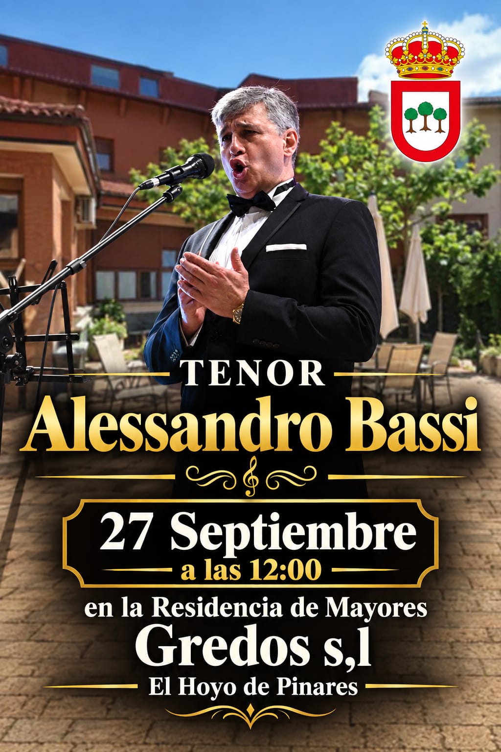Alessandro Bassi en la Residencia de Mayores Gredos de El Hoyo de Pinares