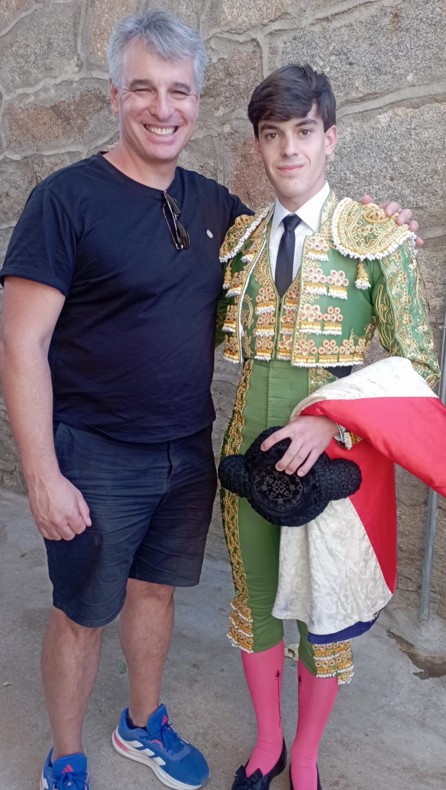 Alessandro Bassi con Sergio Rollón