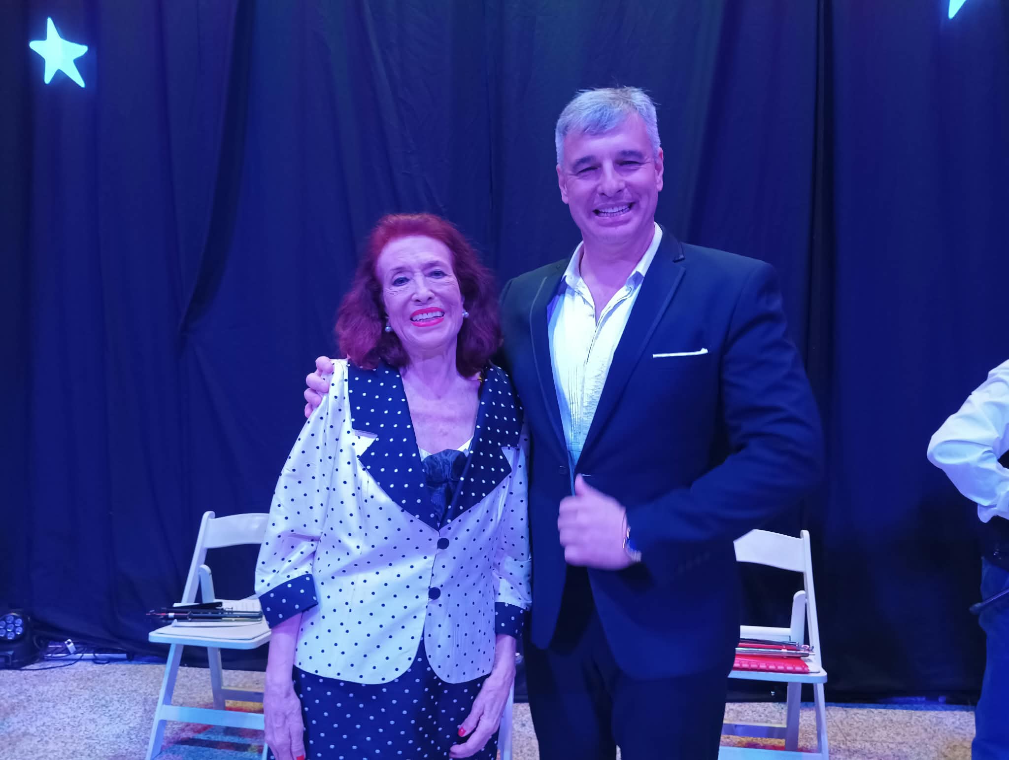 Alessandro Bassi con Lidia Falcón