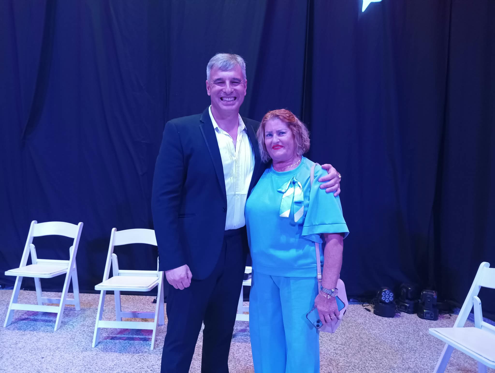 Asistentes al concierto en el Colegio San Agustín